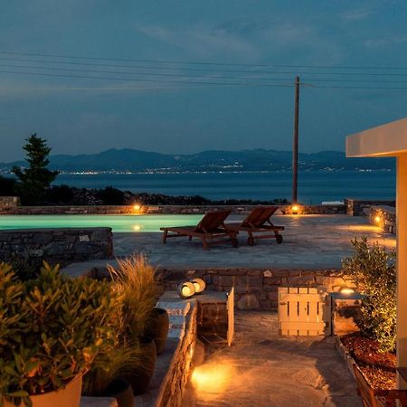 חריסי אקטי Kallirroe Deluxe Villa With Sea View And Pool מראה חיצוני תמונה