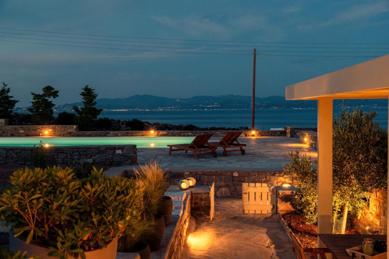 חריסי אקטי Kallirroe Deluxe Villa With Sea View And Pool מראה חיצוני תמונה